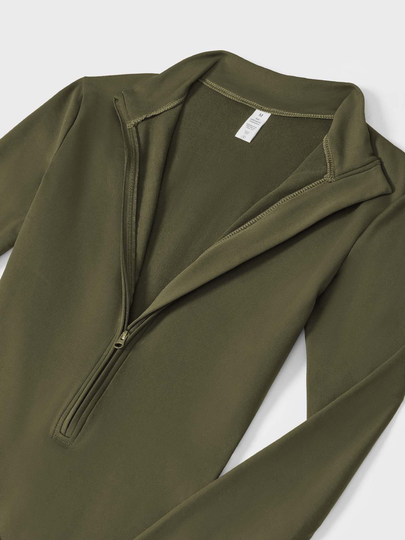 Belle Fleece Long Sleeve Zipper Jumpsuit