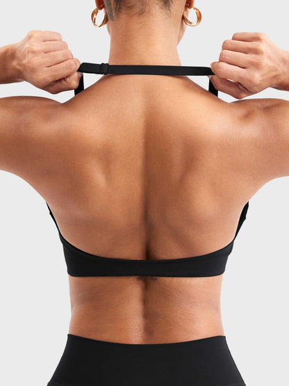 Melisy Halter Sports Bra