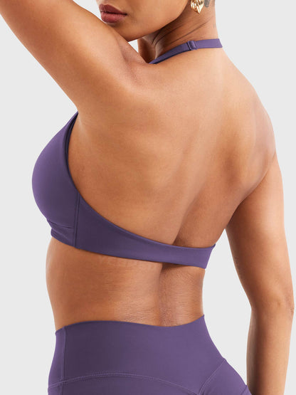 Melisy Halter Sports Bra