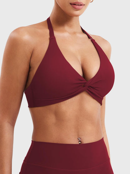 Melisy Halter Sports Bra